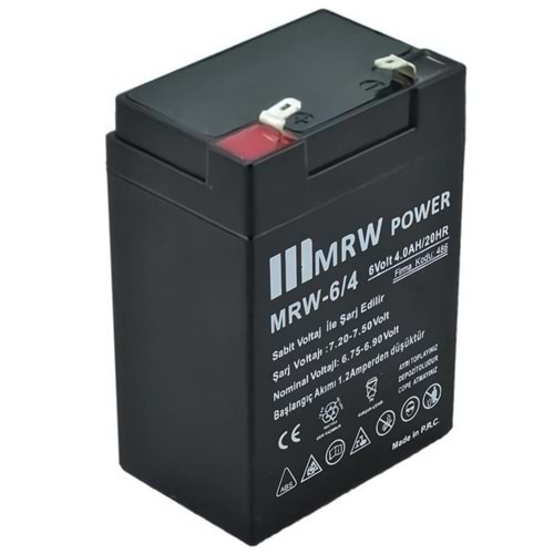 AKÜ 6V 4A (7X10X4,6CM) MRW