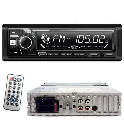 FOR-X X-4210BT Oto Teyp 4X55 Watt Bluetooth