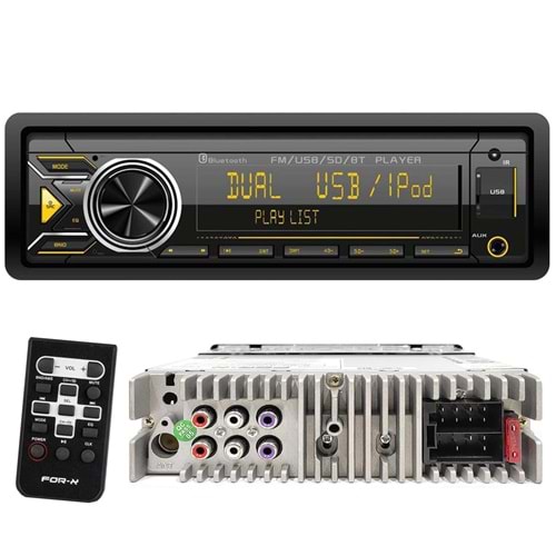 FOR-X X-5600DSP Oto Teyp 4X60 Watt Bluetooth