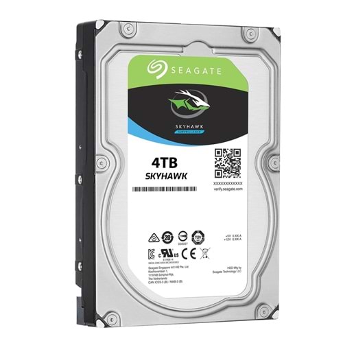 GÜVENLİK HARDDİSK 4TB 7/24 5900RPM SATA3 64MB SEAGATE SKYHAWK SURVEILLANCE