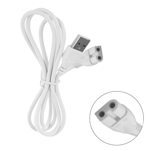 TIRAŞ KABLOSU USB 1MT BEYAZ NO5 G-533-5