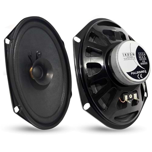 FULLSOUND K-1420M Oto Hoparlör Oval 6X8 İnç 300 Watt Ford 2 Adet
