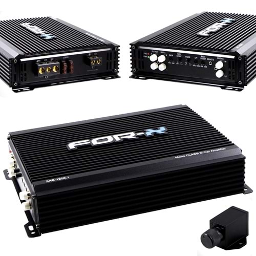 OTO ANFİ 1200W 1 KANAL MONO BASS CONTROL FOR-X XAE-1200,1