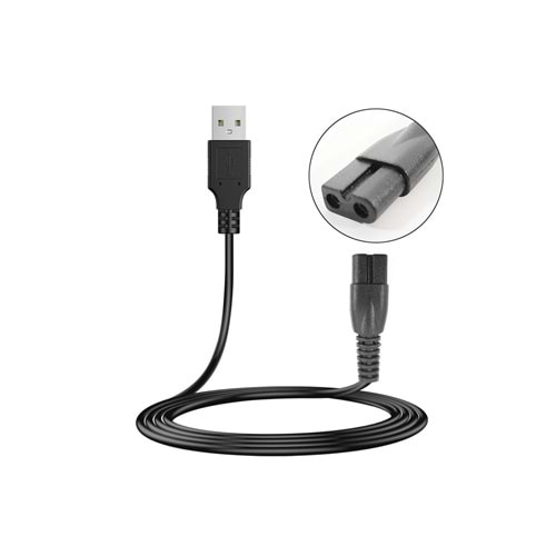 TIRAŞ KABLOSU USB 1MT SİYAH NO4 G-5354