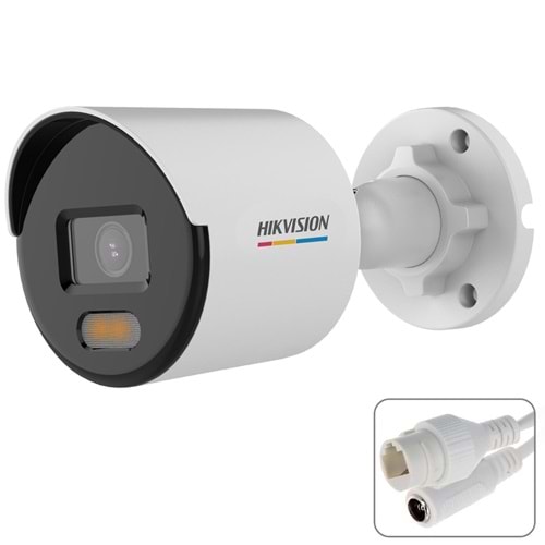 HIKVISION DS-2CD1047G0-LUF Bullet Ip Kamera 4mp 2,8mm Renkli Gece Görüş
