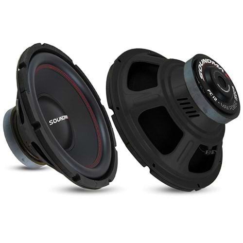 SOUNDMAX SX-FC12 Oto Bass Subwoofer 30cm 1500 Watt Siyah 1 Adet