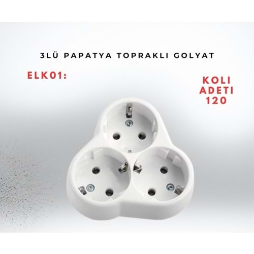 3LÜ GOLYAT TOPRAKLI PAPATYA TİP