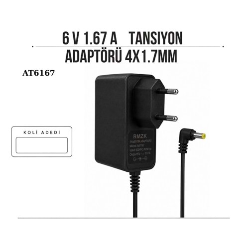 RMZ AT6167 6V 1,67A TANSİYON ÖLÇÜM CİHAZI ADAPTÖR
