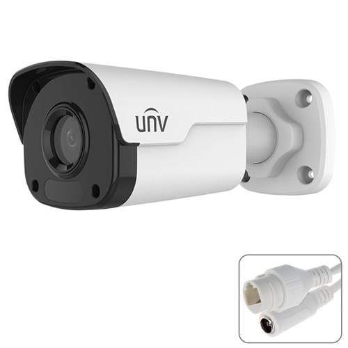 UNIVIEW IPC-2122CR3-PF40-A Poe Ir Bullet Ip Kamera 2mp 4mm