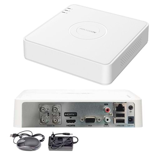 HIKVISION DS-7104HGHI-K1 Ahd Dvr Kayıt Cihazı 4 Kanal 2mp Hibrit
