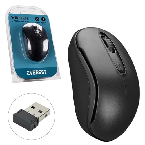 KABLOSUZ MOUSE 2,4GHZ 1600DPI EVEREST SM-804