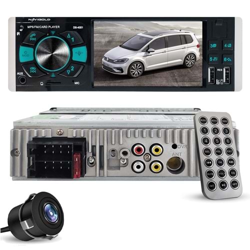 NAVIGOLD DS-4051 Ekranlı Oto Teyp 4,1 İnç 4X55 Watt Bluetooth