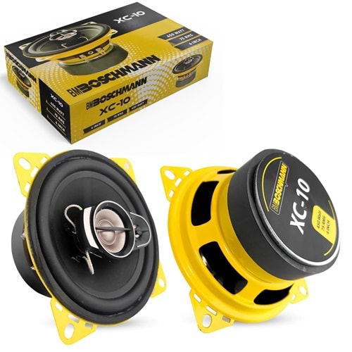BOSCHMANN XC-10 Oto Hoparlör 10cm 450 Watt Tweeterli 2 Adet