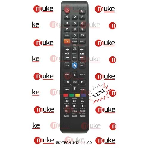 MUKE ML0198 SKYTECH MAVİ HOME TUŞLU SMART TV KUMANDASI