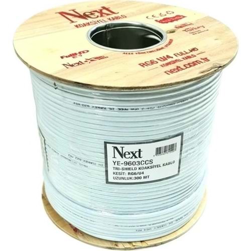 NEXT YE-9603AL RG 6-U/4 TRISHELD 300 METRE ANTEN KABLOSU