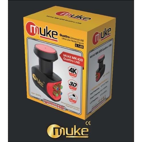 MUKE MK 103 GOLD QUATTRO SANTRAL LNB 0,1DB