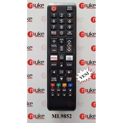 MUKE ML9852 SAMSUNG NETFLİX-PRIME VİDEO TUŞLU SMART TV KUMANDASI
