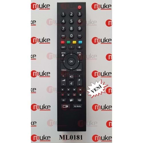 MUKE ML0181 ARÇELİK/BEKO/GRUNDİG 3D TUŞLU LCD LED TV KUMANDASI