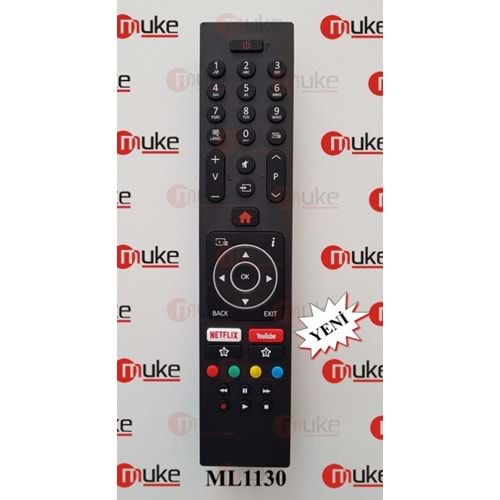 MUKE ML1130 VESTEL NETFLIX YOUTUBE TUŞLU SMART TV KUMANDASI