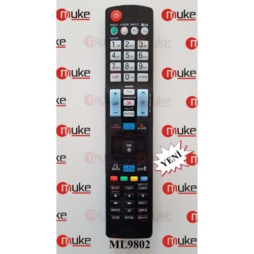 MUKE ML9802 LG 3D-RM-L930+2 SMART TV KUMANDASI