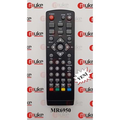 MUKE MR6950 KAWAİ6900-KYOTO2000HD-MERSAT UYDU KUMANDASI MR6950