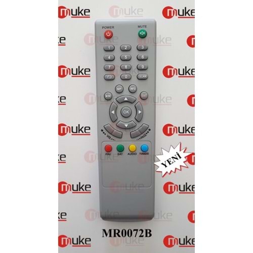 MUKE MR0072B LİNX-OMAX-SİLVERMAX UYDU KUMANDASI KR0072B