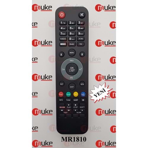 MUKE MR1810 NEXTSTAR 17500-18000-18000 FTA UYDU KUMANDASI KR1810