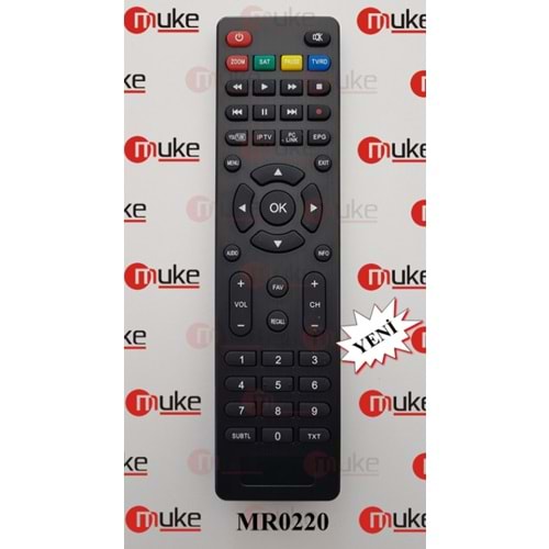 MUKE MR0220 REDLİNE TS80-100-200-300-1000- UYDU KUMANDASI KR0220