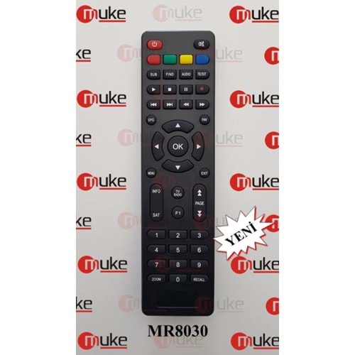 MUKE MR8030 ROSE 8830HD-DİGİPOLE 88 UYDU KUMANDASI KR8030