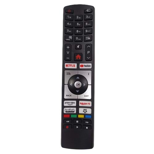 MUKE ML1235 VESTEL REGAL TOSHİBA PROFİLO NETFLIX YOUTUBE RAKUTENN TUŞLU SMART TV KUMANDASI