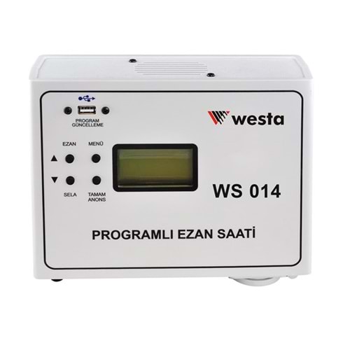 WESTA 014 EZAN SAATİ