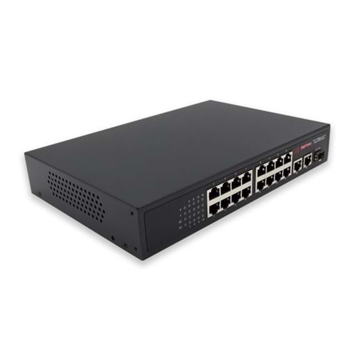 WELLBOX HC-G16F02G1SFPN 16+2 POE SWITCH 16X10/100M ,