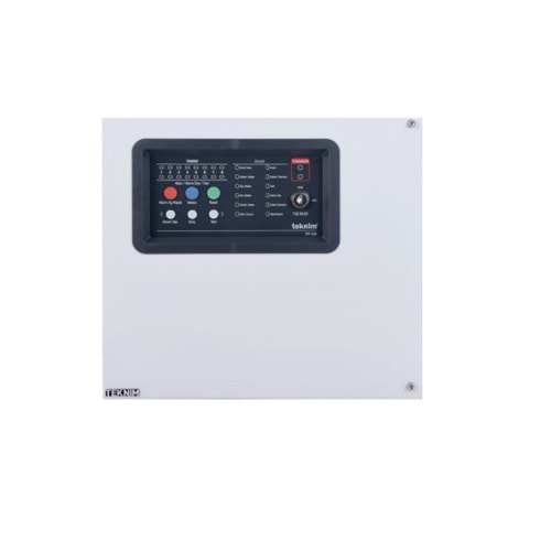 TEKNİM TFP-408 8 BÖLGELİ KONVANSİYONEL YANGIN ALARM PANELİ