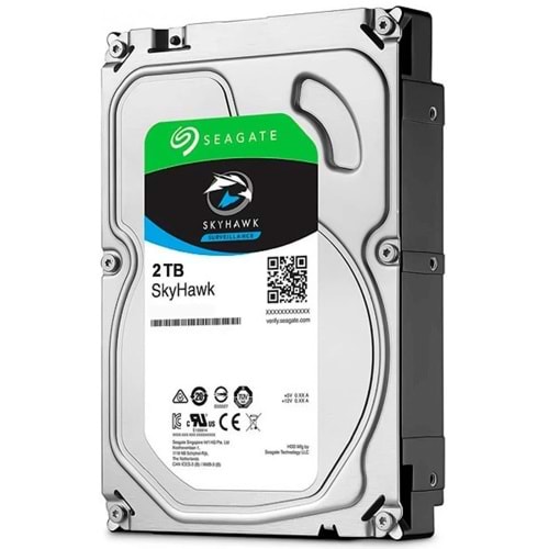 SEAGATE SKYHAWK 2TB (ST2000VX015) 7/24 GÜVENLİK HARDDİSK (ORJ)