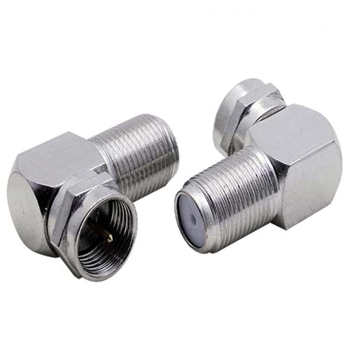 OEM L 90 DERECE F DİŞİ F KONNEKTÖR ÇEVİRMELİ 10'LU PAKET