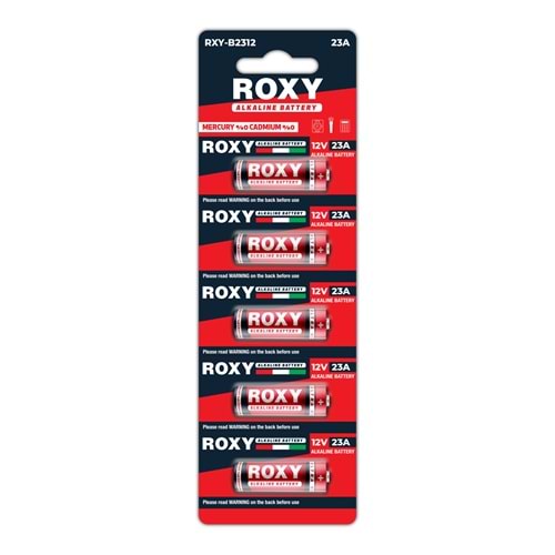 ROXY 12V 23A ALKALİN PİL 5'Lİ PAKET