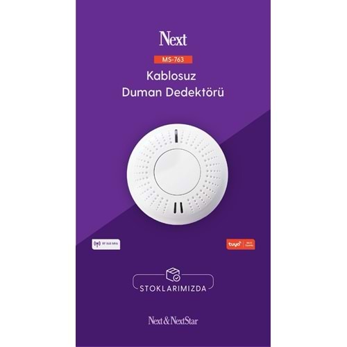 NEXT MS-763 KABLOSUZ DUMAN DEDEKTÖRÜ