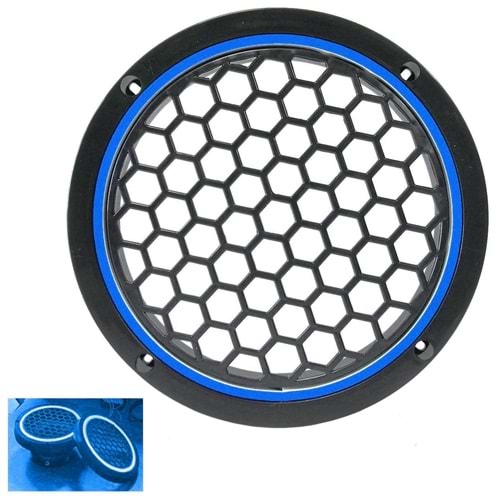 OEM 16CM HOPARLÖR KAPAĞI MAVİ NEON LEDLİ (2 ADET)