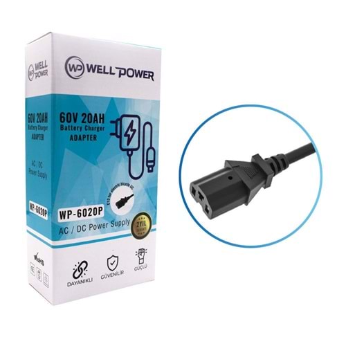 WELLPOWER WP-6020P 60V 20A BİSİKLET ŞARJ ALETİ