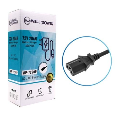WELLPOWER WP-7220P 72V 20A BİSİKLET ŞARJ ALETİ