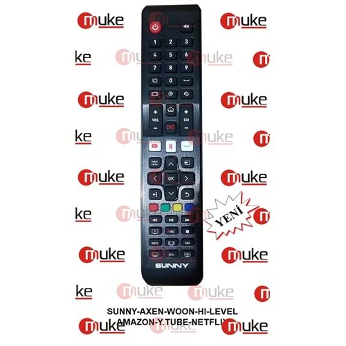 MUKE ML0251 SUNNY-AXEN-WOON-HI LEVEL SMART TV KUMANDASI