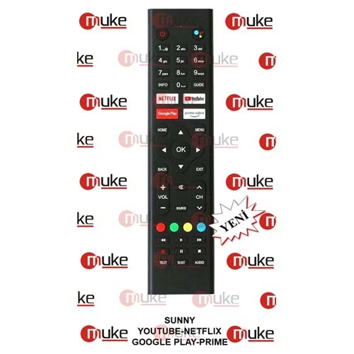 MUKE ML0252 SUNNY NETFLIX-YOUTUBE PRIME-GOOGLE SMART TV KUMANDASI