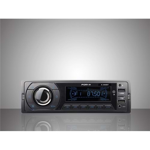 FOR-X X-3460BT OTO TEYP 4X50W BT/2XUSB/SD/FM/AUX LCD EKRAN