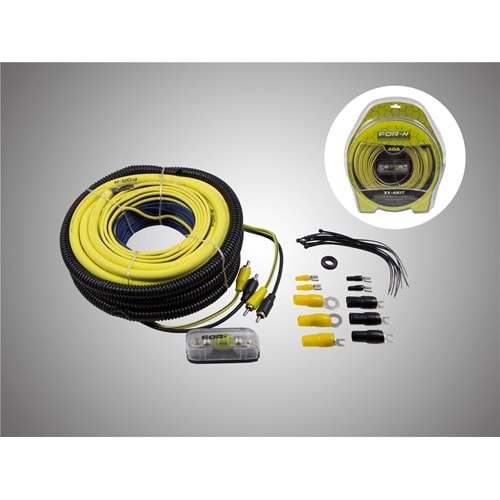 FOR-X XY-4KIT 4,5MT 4GA OTO ANFİ SET KABLO