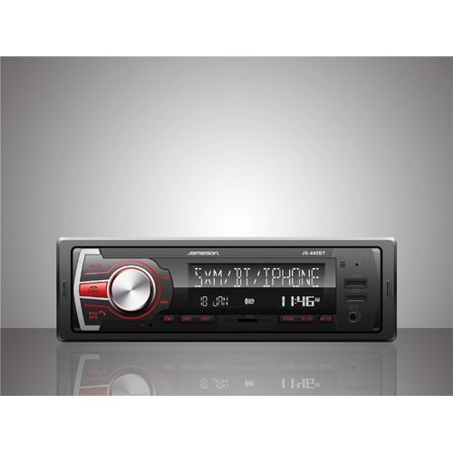 JAMESON JS-445BT OTO TEYP 4X50W BT/2XUSB/SD/FM/AUX LCD EKRAN