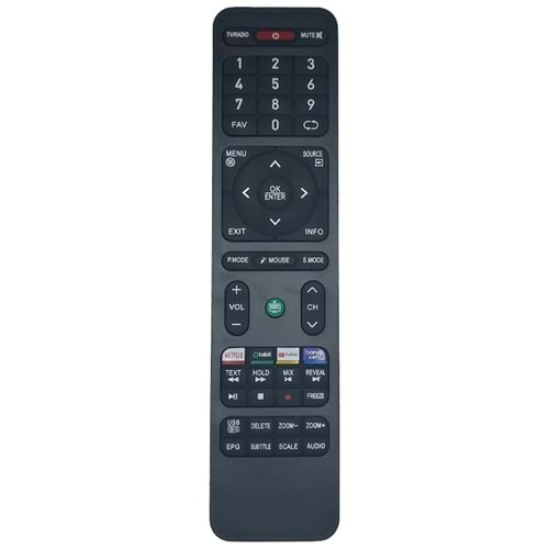 Onvo, Normdmende, Morio Netflix,Tabi ve Youtube Tuşlu Led Tv Kumandası
