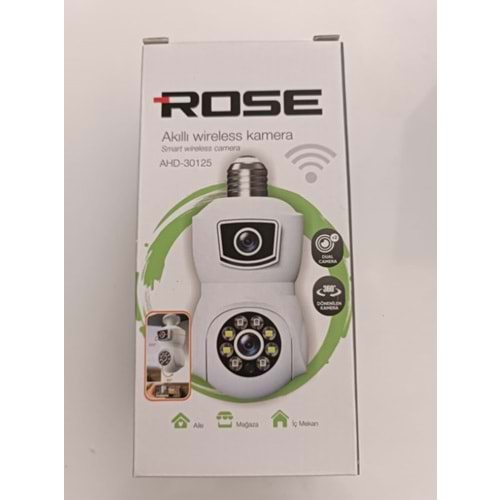 ROSE AHD-30125 WIFI AKILLI WIRELESS KAMERA