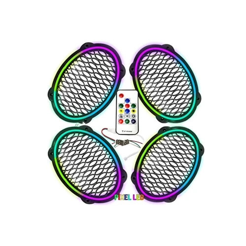 OEM OVAL HOPARLÖR KAPAĞI PİXEL LED 1 TAKIM ( 4 ADET )