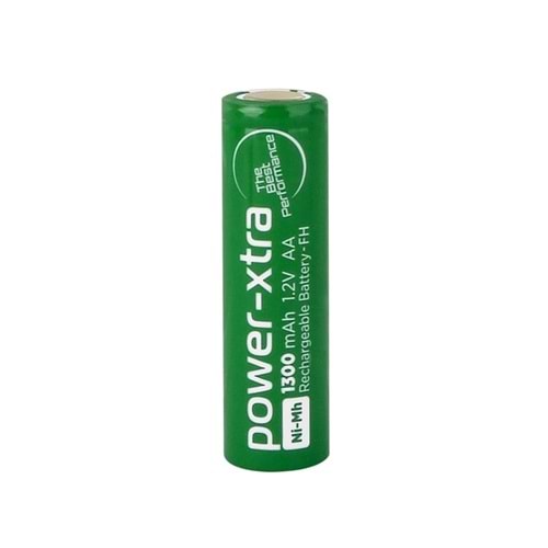 Power-Xtra 1,2V 1300 Mah AA -Ni-Mh Flat-Başsız Şarjlı Pil