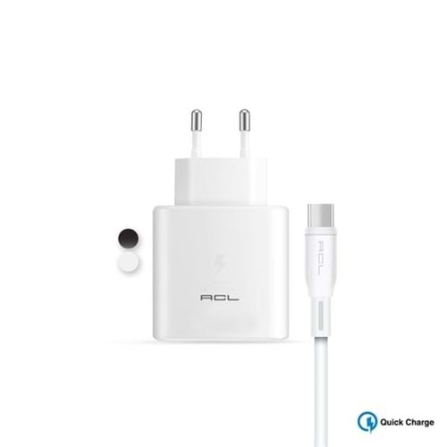 ACL H2 3,4A Type-C 18W 1MT Hızlı Şarj Aleti